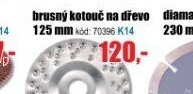 Brusný kotouč na dřevo