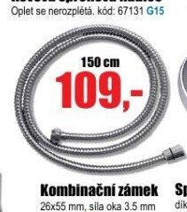 Kovová sprchová hadice