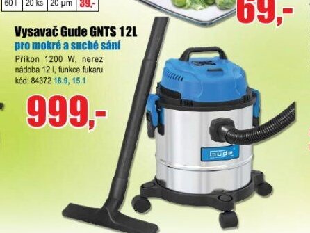 Vysavač Gude GNTS 12L