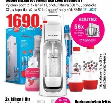 Sodastream JET MegaPack Love Raspberry