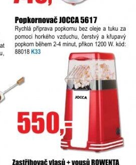 Popkornovač JOCCA 5617