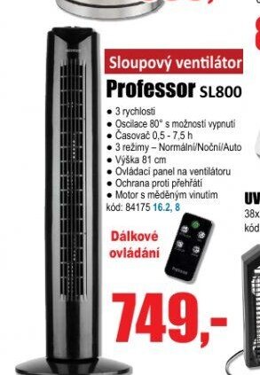 Sloupový ventilátor Professor SL800