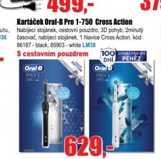 Kartáček Oral-B Pro 1-750 Cross Action
