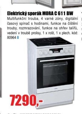 Elektrický sporák MORA C 611 BW