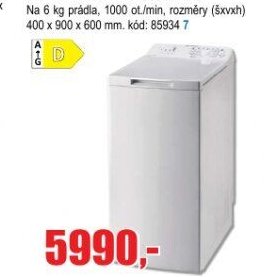 Pračka INDESIT BTW LG0300EE/N