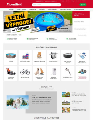 aktuální leták Mountfield 27.7.2022-2.8.2022