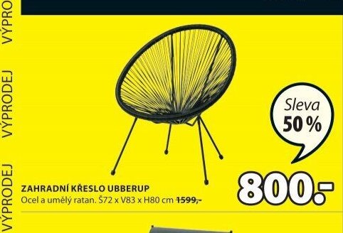 Zahradní křeslo UBBERUP