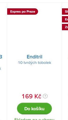 Enditril 10 tvrdých tobolek