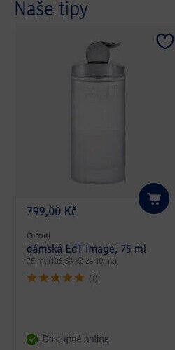 Cerruti dámská EdT Image, 75 ml