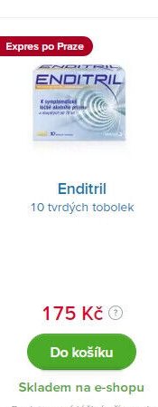 Enditril 10 tvrdých tobolek