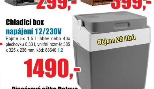 Chladící box napájení 12/230V