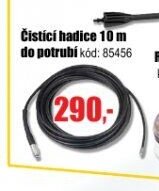 Čistící hadice 10 m do potrubí