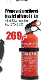 Přenosný práškový hasicí přístroj 1 kg