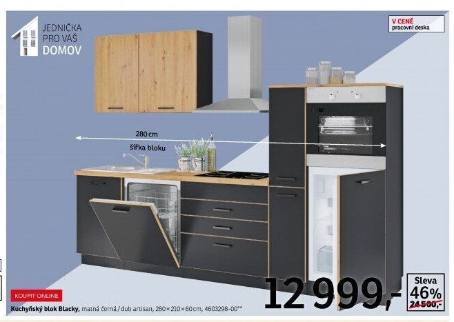 Kuchyňský blok Blacky