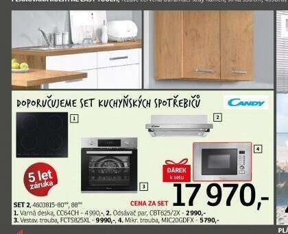 Set kuchyňských spotřebičů Candy