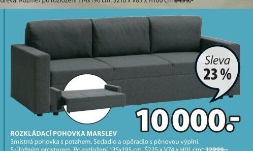 ROZKLÁDACÍ POHOVKA MARSLEV