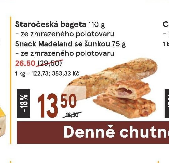 Staročeská bageta / Snack Madeland