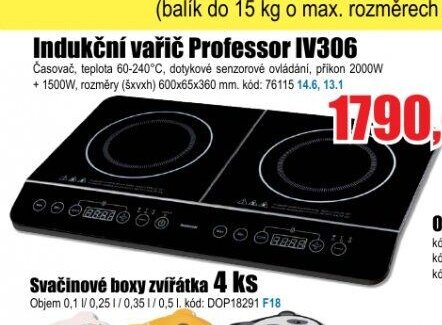 Indukční vařič Professor IV306