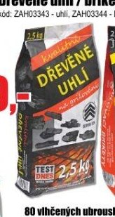 Dřevěné uhlí 2,5 kg