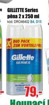 Gillette Series pěna 2 x 250 ml