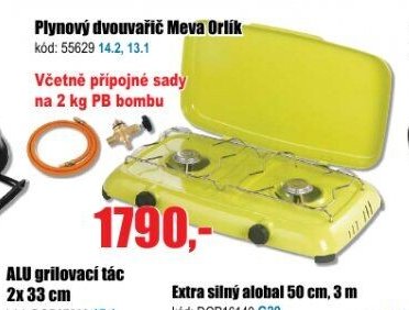Plynový dvouvařič Meva Orlík