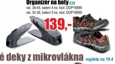 Organizér na boty