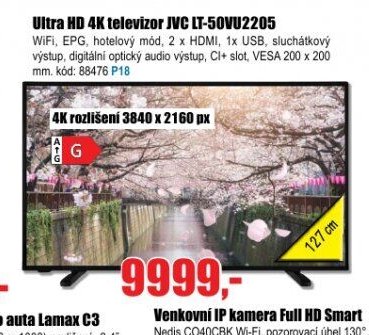 Ultra HD 4K televizor JVC LT-50VU2205