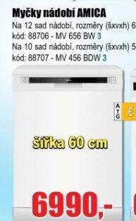 Myčky nádobí AMICA