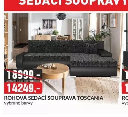 ROHOVÁ SEDACÍ SOUPRAVA TOSCANIA