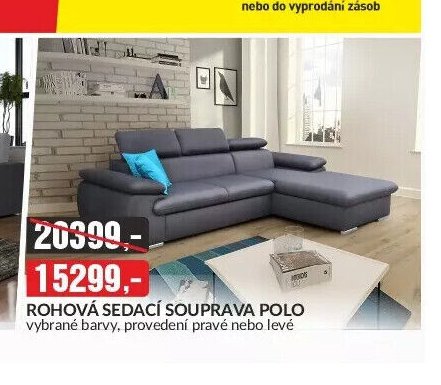 ROHOVÁ SEDACÍ SOUPRAVA POLO