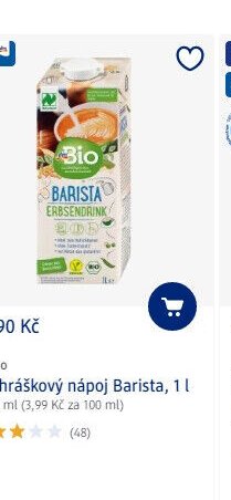 dmBio bio hráškový nápoj Barista, 1 l