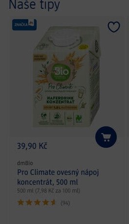 dmBio Pro Climate ovesný nápoj koncentrát, 500 ml