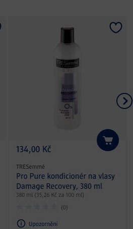 TREsemmé Pro Pure kondicionér na vlasy Damage Recovery, 380 ml