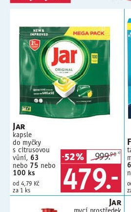 Jar kapsle do myčky