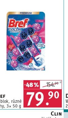 Bref WC blok, různé druhy, 3x 50 g