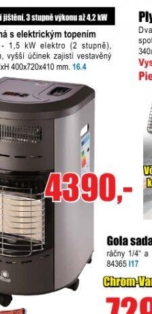kombinovaná s elektrickým topením