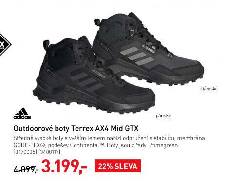 Outdoorové boty Terrex AX4 Mid GTX