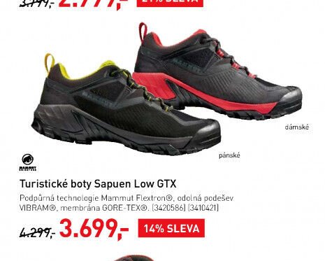 Turistické boty Sapuen Low GTX