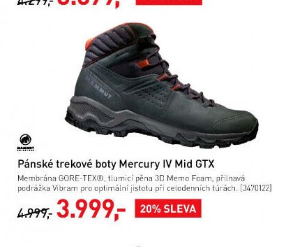 Pánské trekové boty Mercury IV Mid GTX