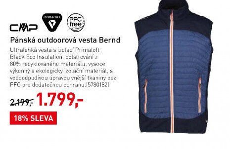 Pánská outdoorová vesta Bernd