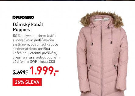 Dámský kabát Puppies