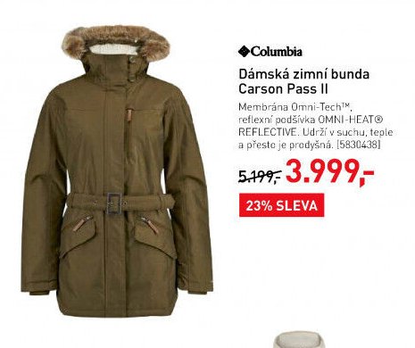 Columbia Dámská zimní bunda Carson Pass II