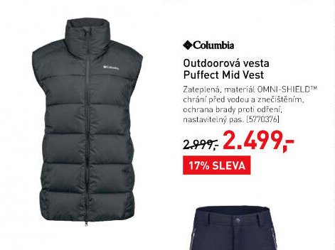 Columbia Outdoorová vesta Puffect Mid Vest
