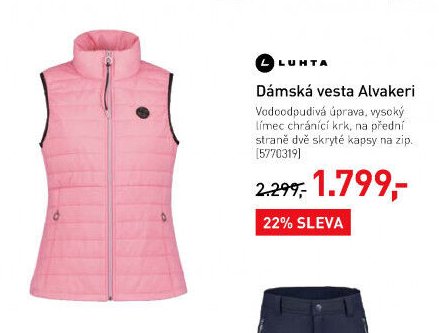 Luhta Dámská vesta Alvakeri
