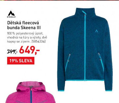Dětská fleecová bunda Skeena III
