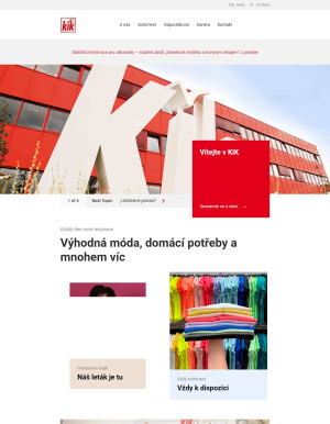 aktuální leták Kik textil 19.10.2022-25.10.2022
