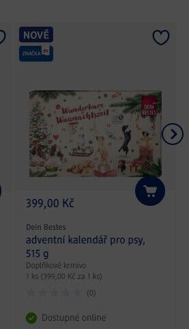 Dein Bestes adventní kalendář pro psy, 515 g