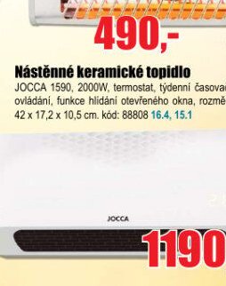 Nástěnné keramické topidlo