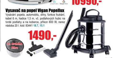 Vysavač na popel Vigan Popellux