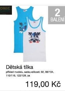 Dětská tílka